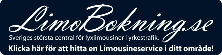 LimoBokning.se Sveriges största central för lyxlimousiner i yrkestrafik Klicka här för att boka Limousineservice
